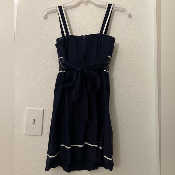 Navy Blue Sailor Dress - Picture 2 of 4